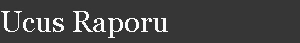 Ucus Raporu